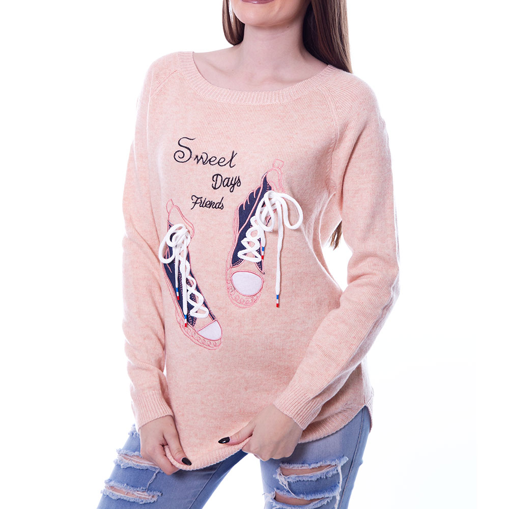 BLUSA MANGA LARGA CASUAL FEMENINO