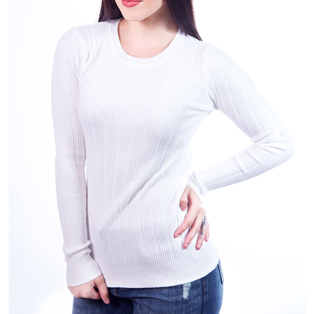 BLUSA MANGA LARGA CASUAL FEMENINO