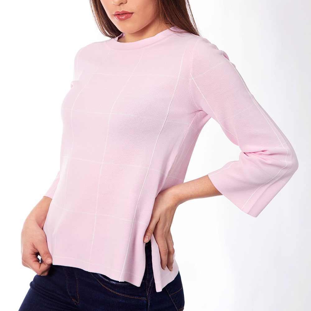 BLUSA MANGA 3/4 CASUAL FEMENINO