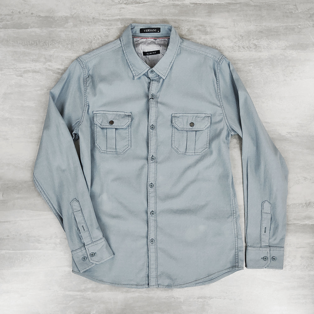 CAMISA MANGA LARGA CASUAL MASCULINO